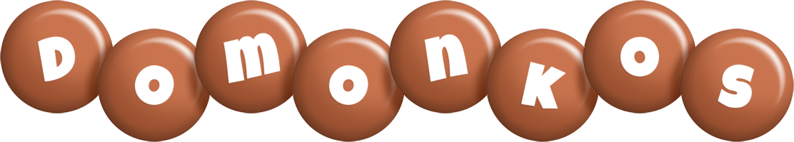 Domonkos candy-brown logo