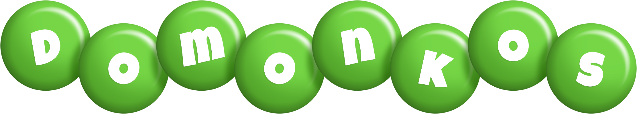 Domonkos candy-green logo