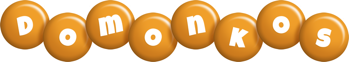 Domonkos candy-orange logo