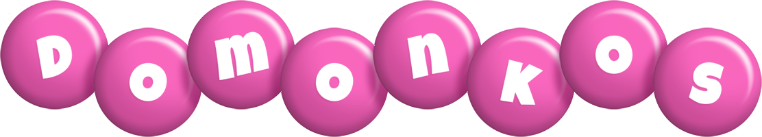 Domonkos candy-pink logo