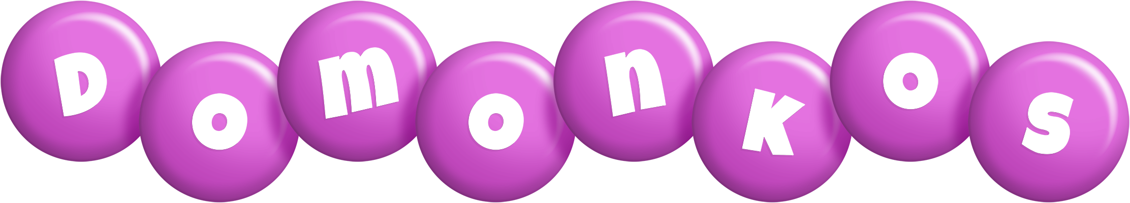 Domonkos candy-purple logo