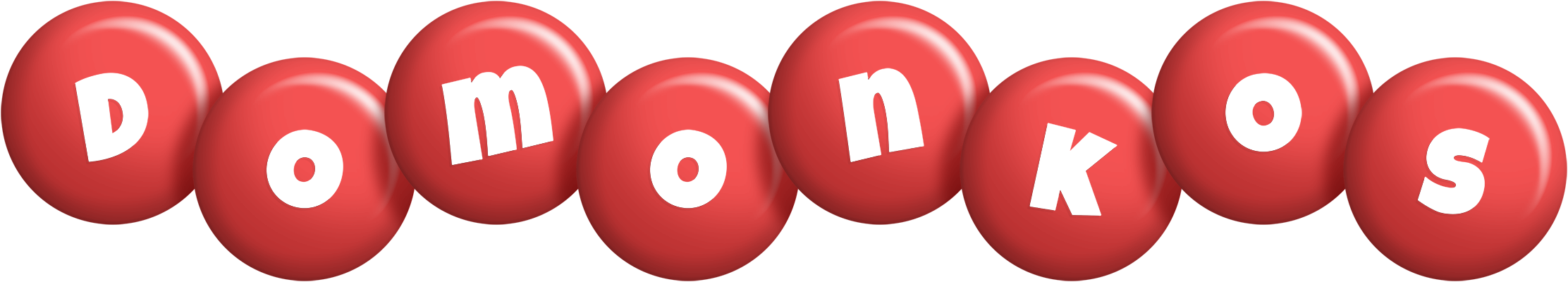 Domonkos candy-red logo