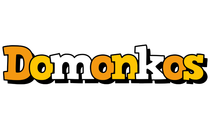 Domonkos cartoon logo