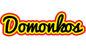 Domonkos flaming logo