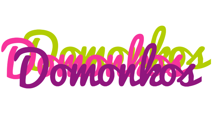 Domonkos flowers logo