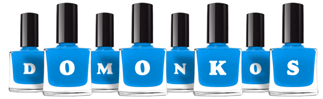 Domonkos glossy logo