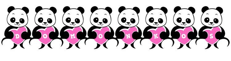 Domonkos love-panda logo