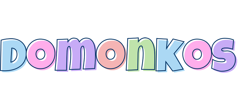Domonkos pastel logo
