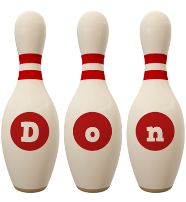 Don bowling-pin logo