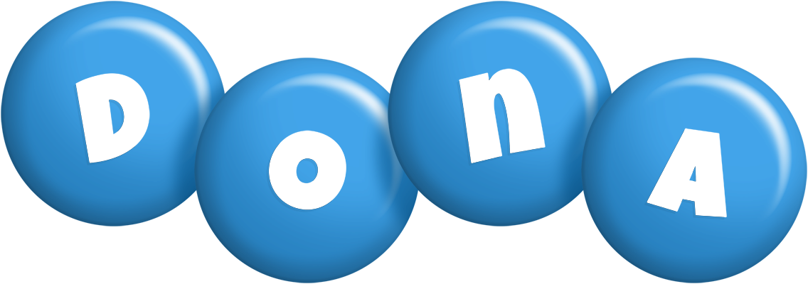Dona candy-blue logo