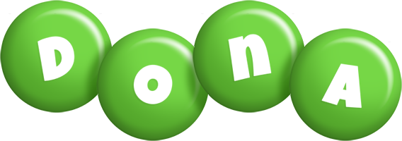 Dona candy-green logo