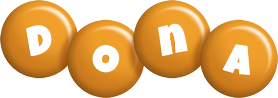 Dona candy-orange logo