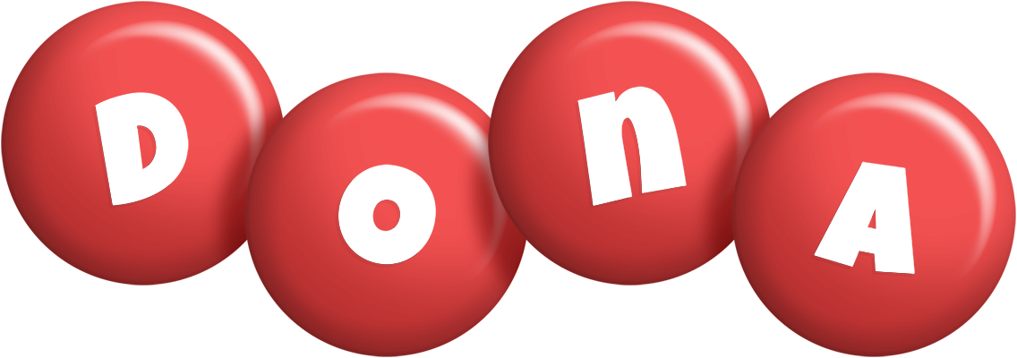 Dona candy-red logo