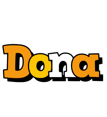 Dona cartoon logo