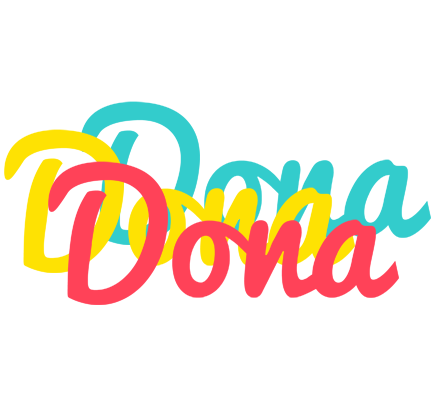 Dona disco logo