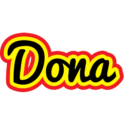 Dona flaming logo