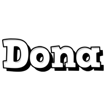 Dona snowing logo