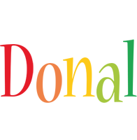 Donal birthday logo