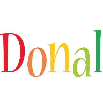 Donal birthday logo