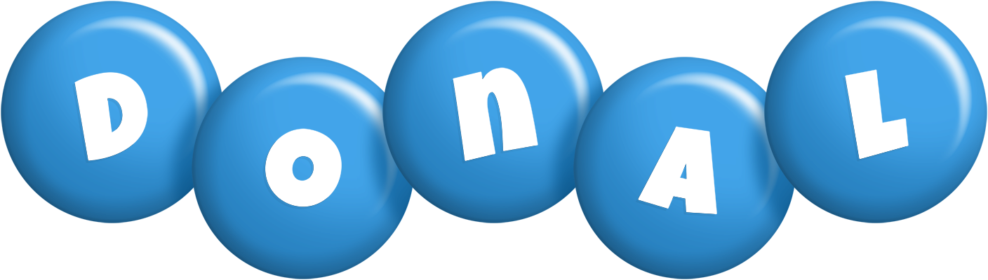 Donal candy-blue logo