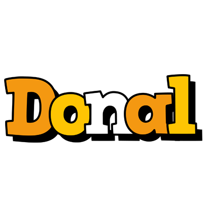 Donal cartoon logo