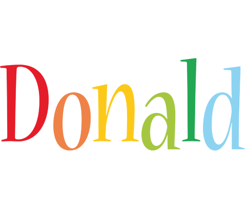 Donald birthday logo