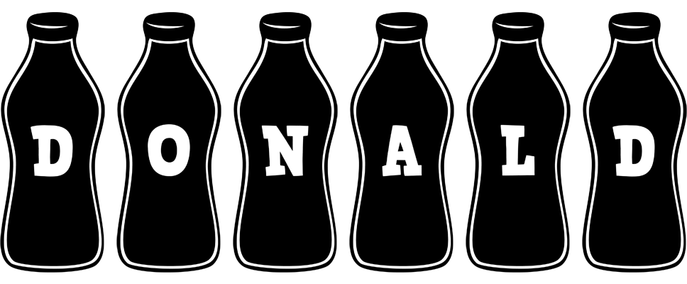 Donald bottle logo