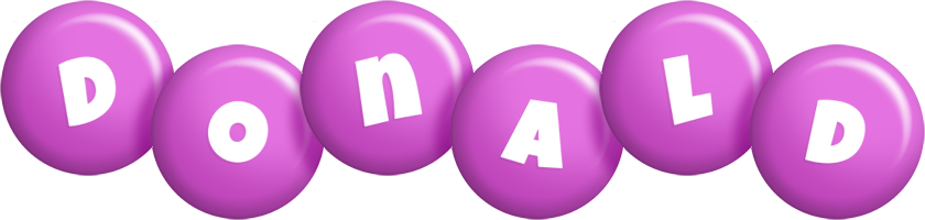 Donald candy-purple logo