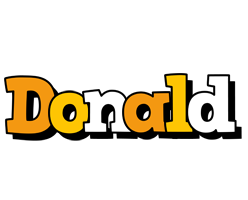 Donald cartoon logo