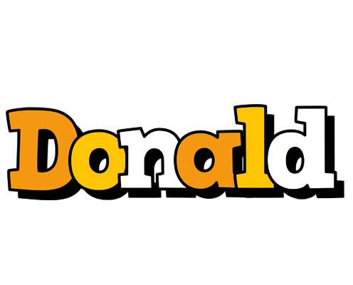 Donald cartoon logo