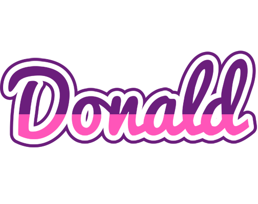 Donald cheerful logo