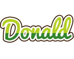 Donald golfing logo