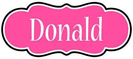 Donald invitation logo