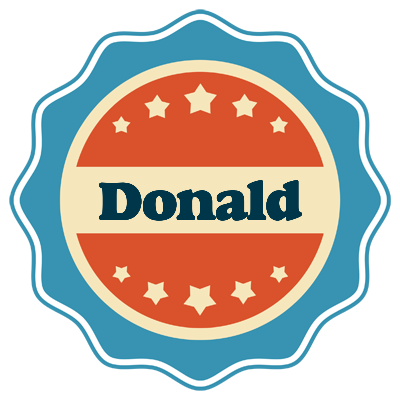 Donald labels logo