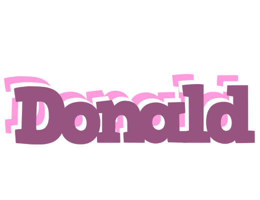Donald relaxing logo