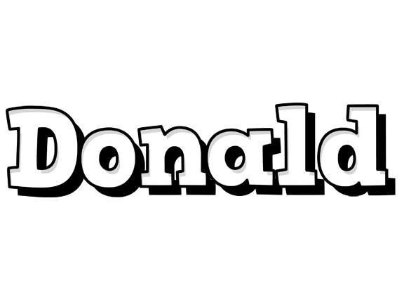 Donald snowing logo