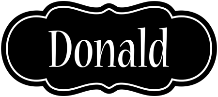 Donald welcome logo