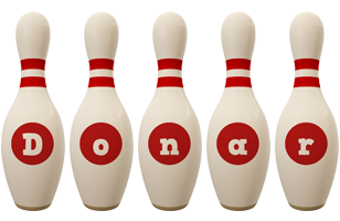 Donar bowling-pin logo