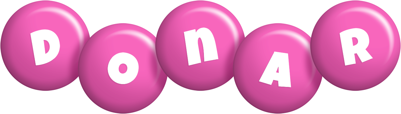 Donar candy-pink logo