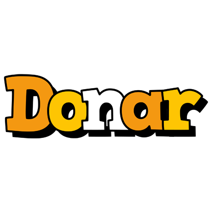 Donar cartoon logo