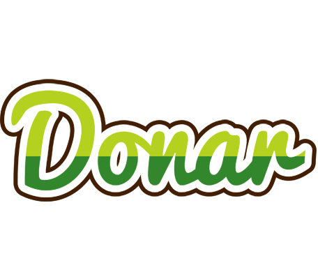 Donar golfing logo