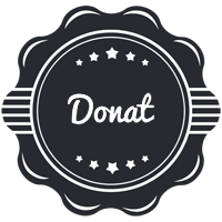 Donat badge logo