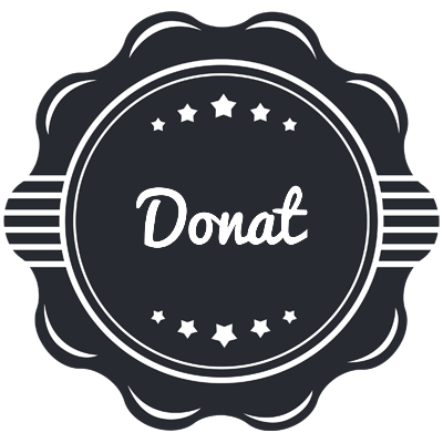 Donat badge logo