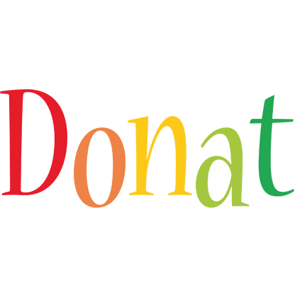Donat birthday logo