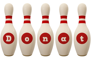 Donat bowling-pin logo