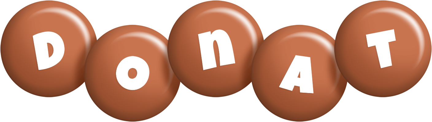 Donat candy-brown logo