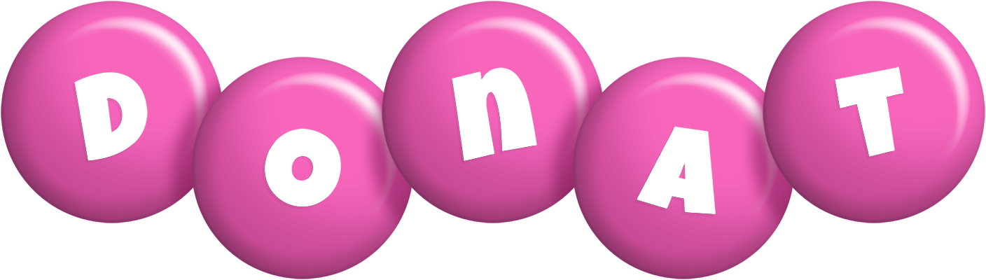 Donat candy-pink logo