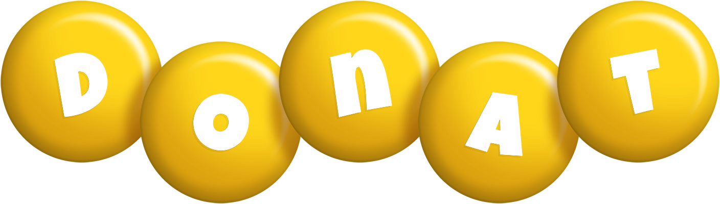Donat candy-yellow logo