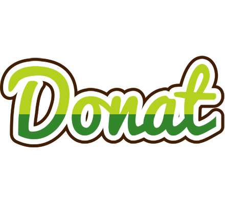Donat golfing logo