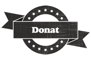 Donat grunge logo